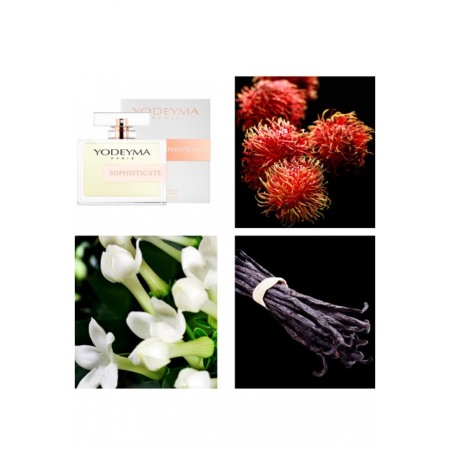Yodeyma Sophisticate Apa de parfum pentru femei, nuante de licii, iasomie si vanilie, 100ml [4]