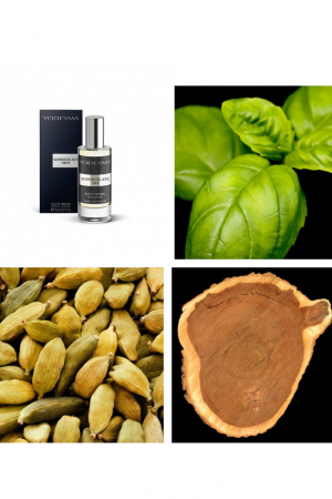 Yodeyma Sophisticate Men Apa de parfum pentru barbati, nuante de busuioc, cardamon si cedru, 15ml [2]