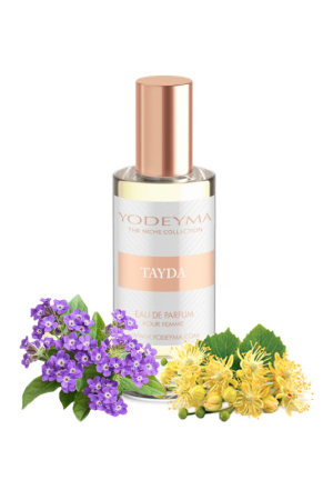 Parfumuri - Yodeyma Tayda Apa de parfum pentru femei, nuante de flori de tei, Heliotrop si Ambroxan, este nota perfecta de feminitate moderna si rafinament subtil, 15ml