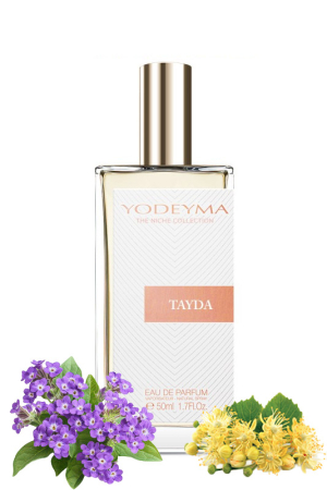 Parfumuri - Yodeyma Tayda Apa de parfum pentru femei, nuante de flori de tei, Heliotrop si Ambroxan, este nota perfecta de feminitate moderna si rafinament subtil, 50ml
