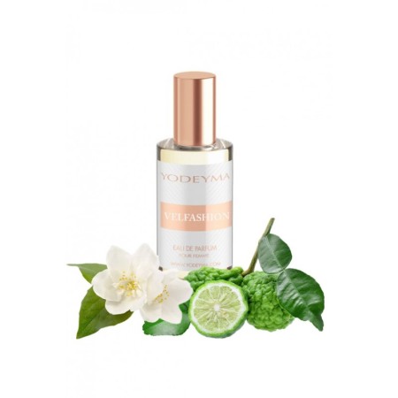 Parfumuri - Yodeyma Velfashion Apa de parfum pentru femei, nuante de bergamota, iasomie si vetiver, 15ml