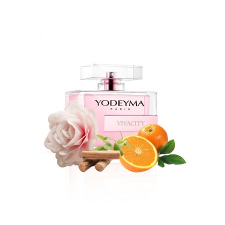 Parfumuri - Yodeyma Vivacity Apa de parfum pentru femei, nuante de mandarina, Trandafir de Grasse si Sándal, 100ml