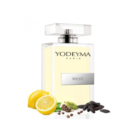 Parfumuri - Yodeyma West Apa de parfum pentru barbati, nuante de lamaie, cardamon si Haba Tonka, 100ml