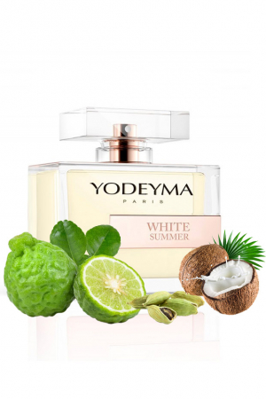 Parfumuri - Yodeyma White Summer Apa de parfum pentru femei, nuante de bergamota, cocos si cardamon, un parfum feminin irezistibil, proaspat si exotic, 100ml