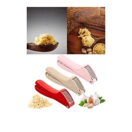 Zdrobitor de usturoi GarlicSmash Doty®, plastic/inox, usor de utilizat si curatat, prin presiune, 16 cm, rosu [2]