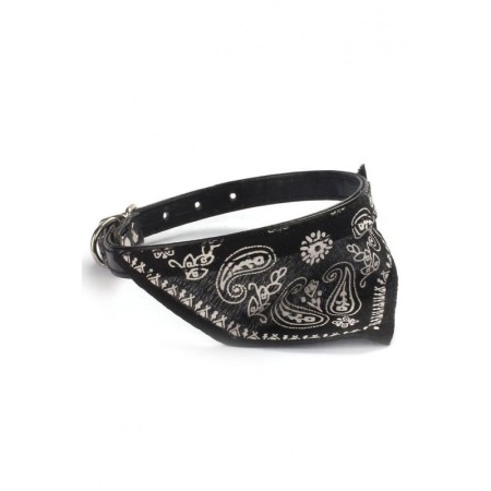 Zgarda cu bandana pentru caini de talie mica, confortabila,neagra,Doty [4]