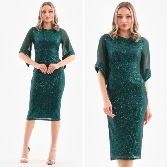 Rochie verde dama Ella [1]