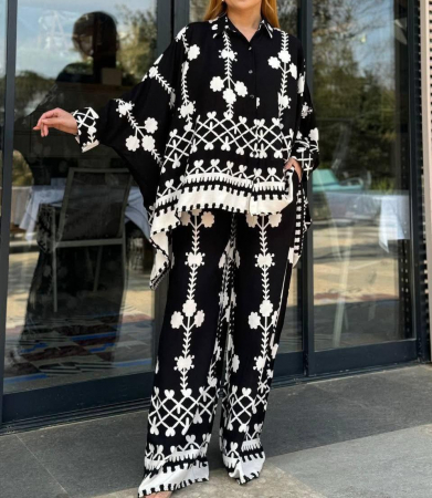 Compleuri Casual - Compleu camasa croiala lejera-Iris