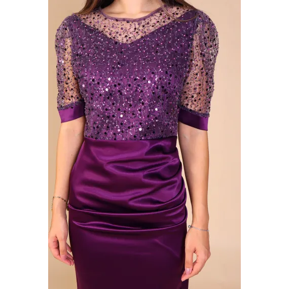 Rochie dama mov Patricia [1]