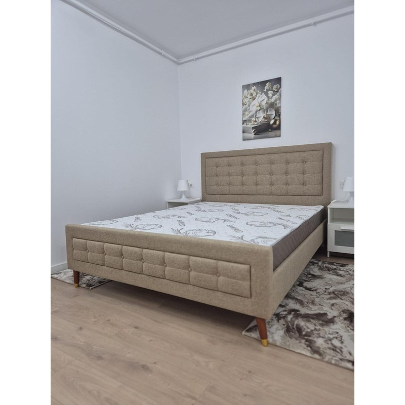 Pat Melodie și saltea Optima în dormitorul unui client