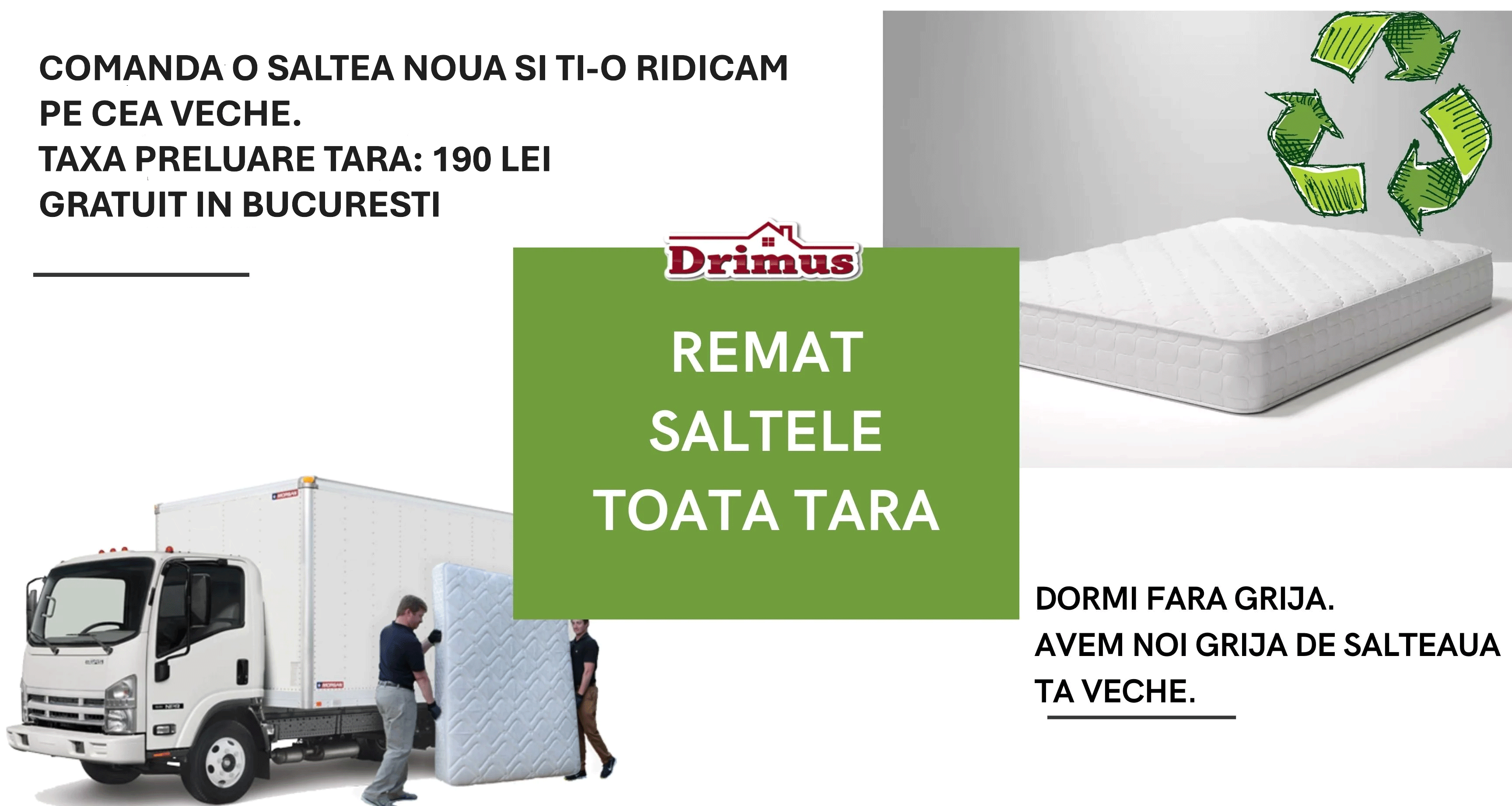 Ghid ridicare și reciclare saltea veche