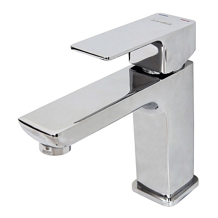 Baterie baie pentru lavoar Diamant, monocomanda, culoare crom [1]