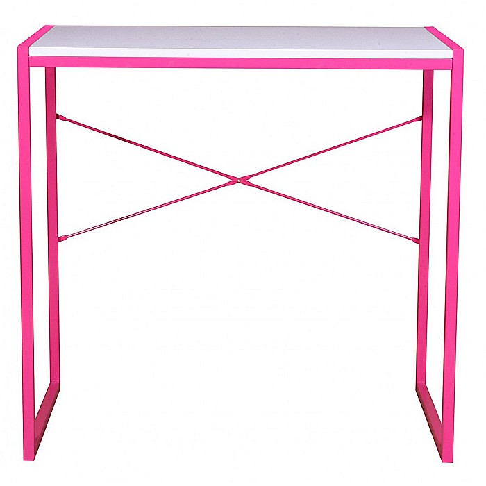Birou pentru copii GN, cadru metalic, PAL melaminat, 78x46x76 cm, roz [4]