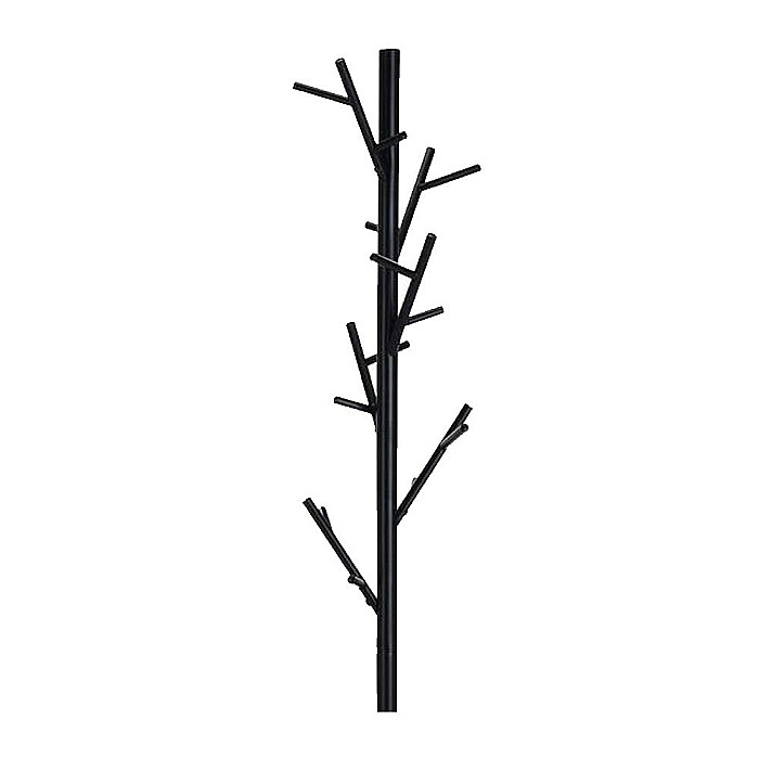 Cuier tip pom HM W33, metalic, de podea, 18 agatatori, negru [3]