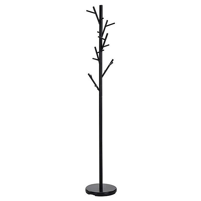 Cuier tip pom HM W33, metalic, de podea, 18 agatatori, negru [1]