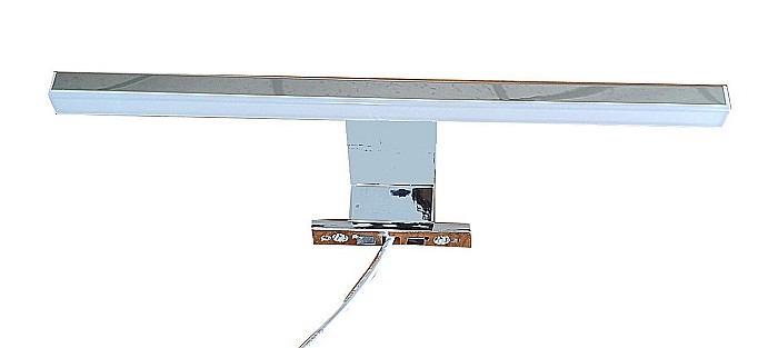 Dulap baie cu oglinda Celine, PAL, iluminare led, 80 cm, 2 usi, 3 rafturi, soft close, alb [3]
