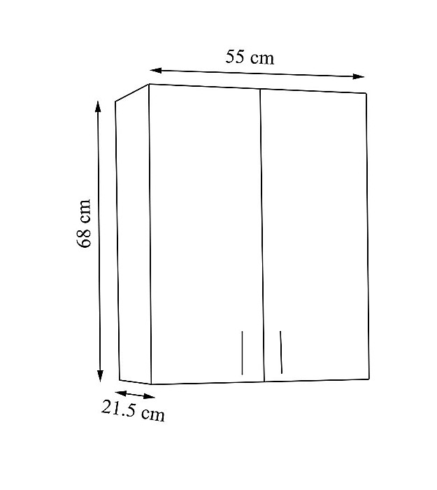 Dulap baie Proxi 55 x 68 cm [3]