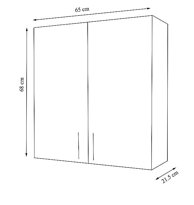 Dulap baie Proxi 65 x 68 cm [4]