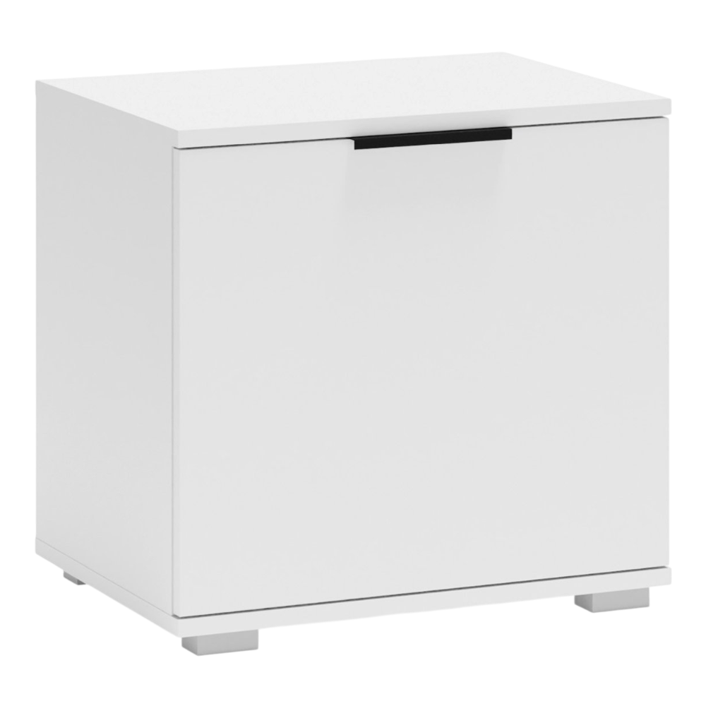 Dulap pentru depozitare pantofi HM Clif ST50, Pal melaminat, polita, alb [3]