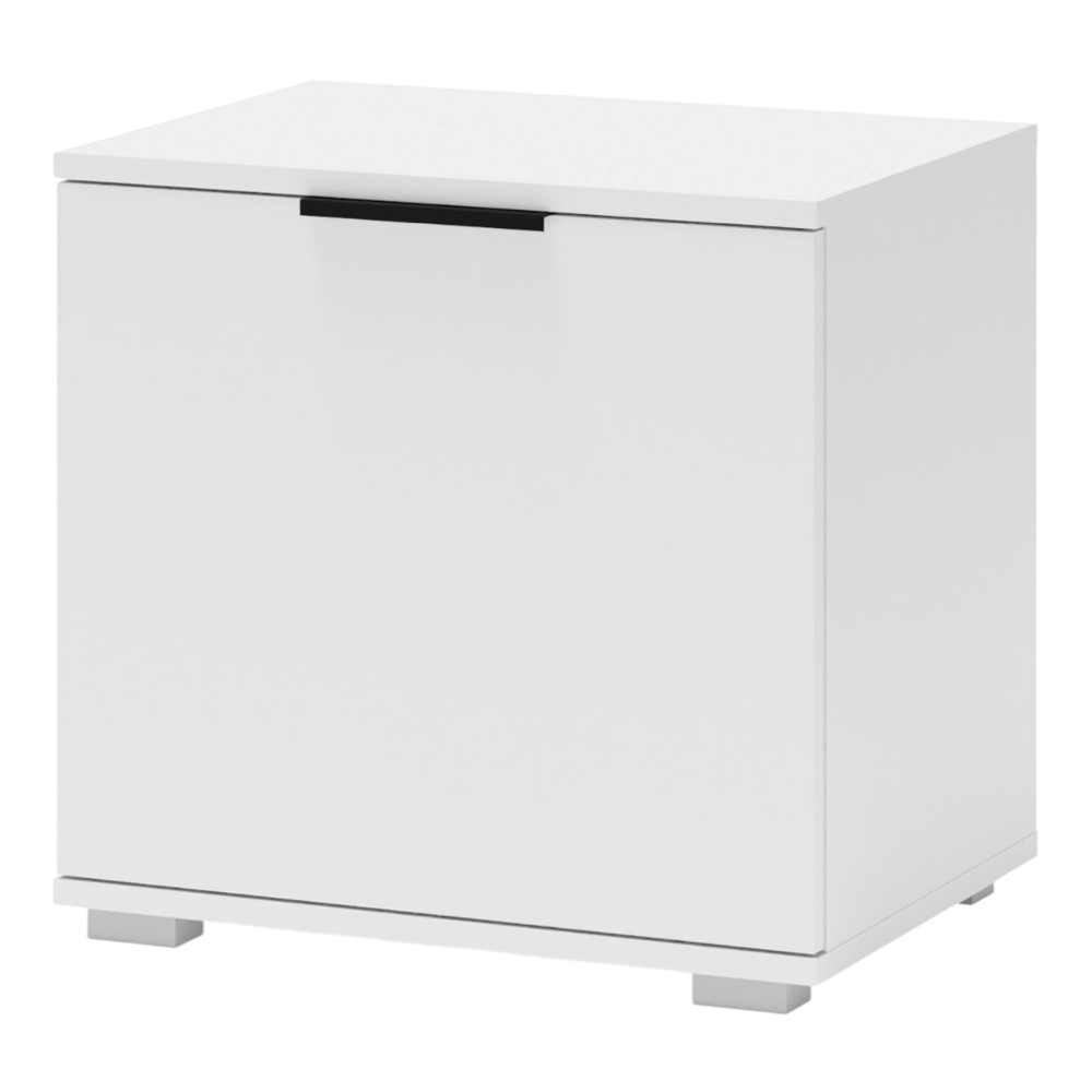 Dulap pentru depozitare pantofi HM Clif ST50, Pal melaminat, polita, alb [2]