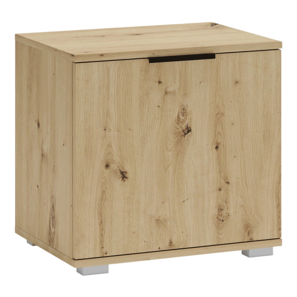 Dulap pentru depozitare pantofi HM Clif ST50, Pal melaminat, polita, stejar artizanal [2]