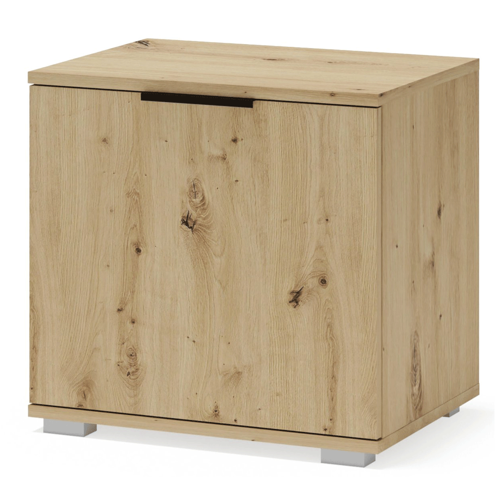 Dulap pentru depozitare pantofi HM Clif ST50, Pal melaminat, polita, stejar artizanal [3]