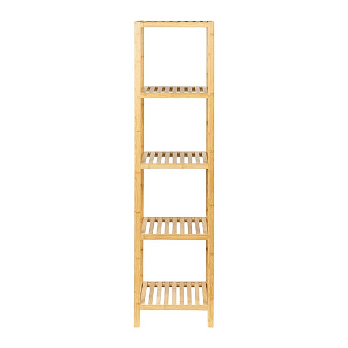 Etajera depozitare KL273, cu 5 rafturi, lemn, multifunctional, natur [2]