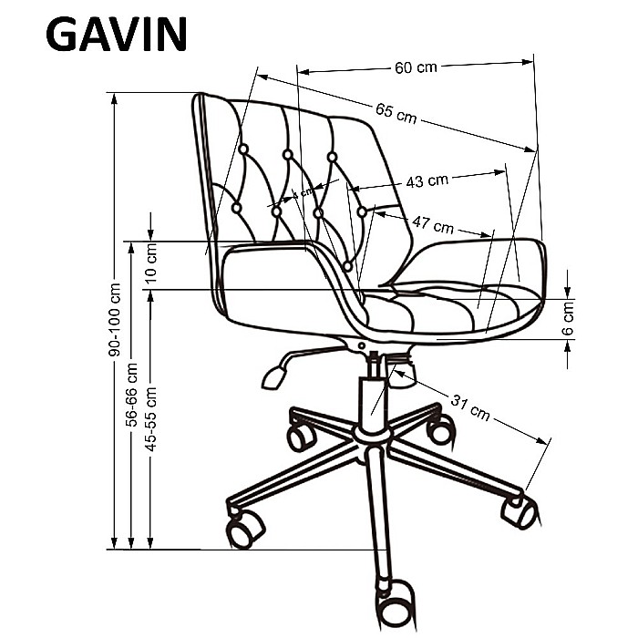 Fotoliu directorial HM Gavin [7]