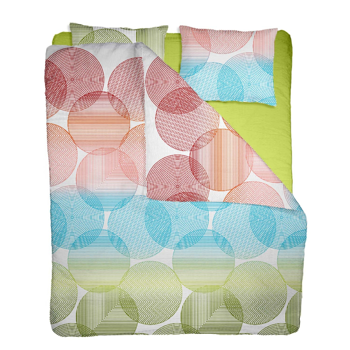 Lenjerie pat 2 persoane bumbac creponat [3]