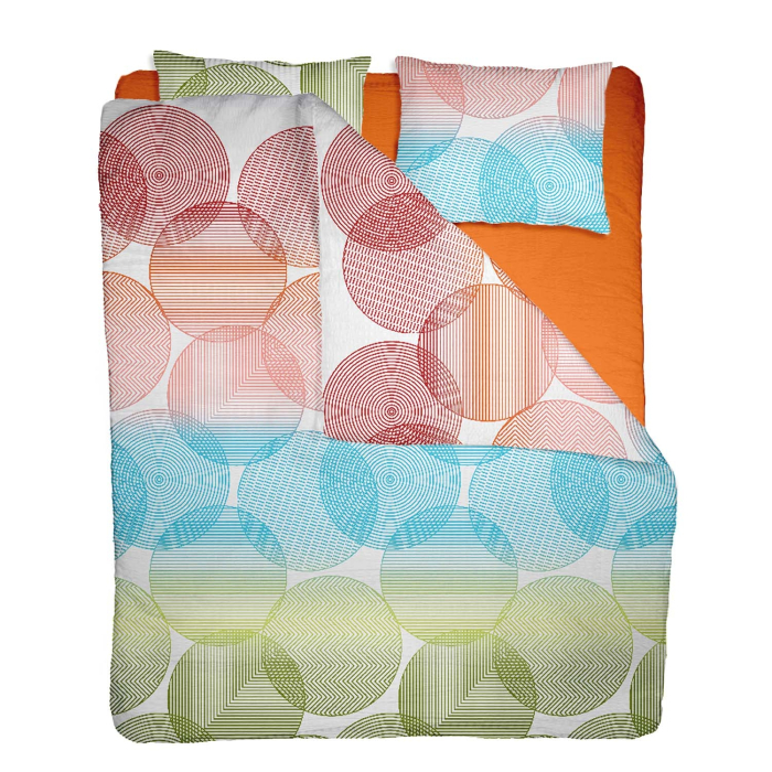 Lenjerie pat 2 persoane bumbac creponat [2]