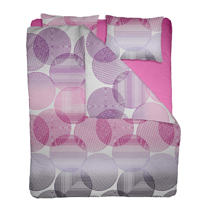 Lenjerie pat 2 persoane bumbac creponat [8]