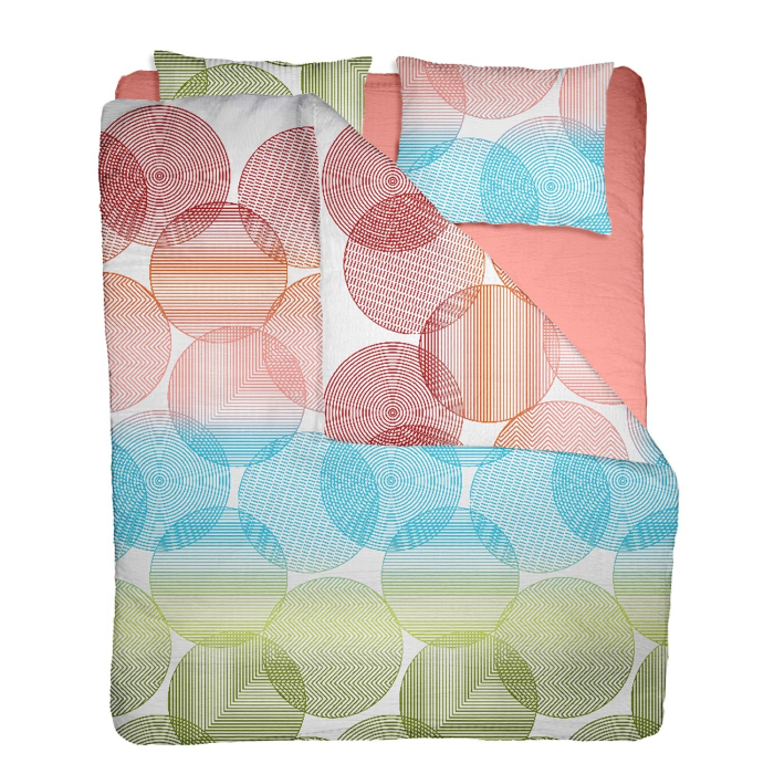 Lenjerie pat 2 persoane bumbac creponat [5]