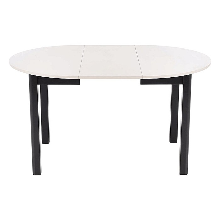 Masa bucatarie si living extensibila HM Ringo, blat MDF, 6 persoane, 102-142x102x76 cm, casmir/negru [14]