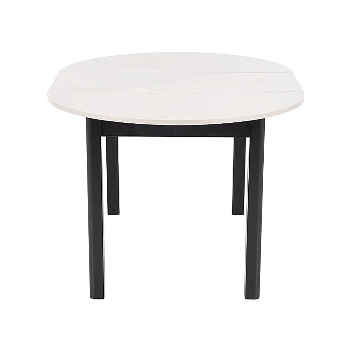 Masa bucatarie si living extensibila HM Ringo, blat MDF, 6 persoane, 102-142x102x76 cm, casmir/negru [12]