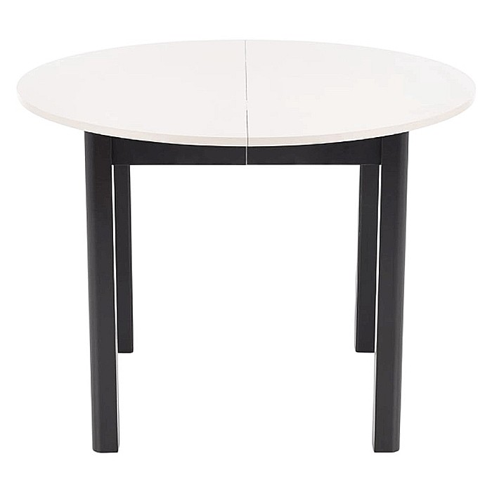 Masa bucatarie si living extensibila HM Ringo, blat MDF, 6 persoane, 102-142x102x76 cm, casmir/negru [8]