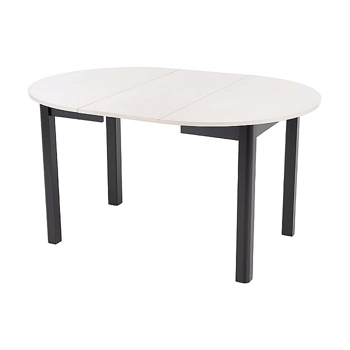 Masa bucatarie si living extensibila HM Ringo, blat MDF, 6 persoane, 102-142x102x76 cm, casmir/negru [6]