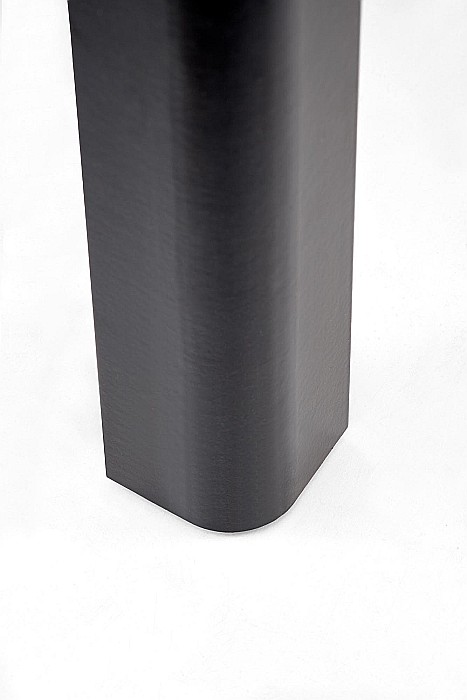 Masa bucatarie si living extensibila HM Ringo, blat MDF, 6 persoane, 102-142x102x76 cm, casmir/negru [16]