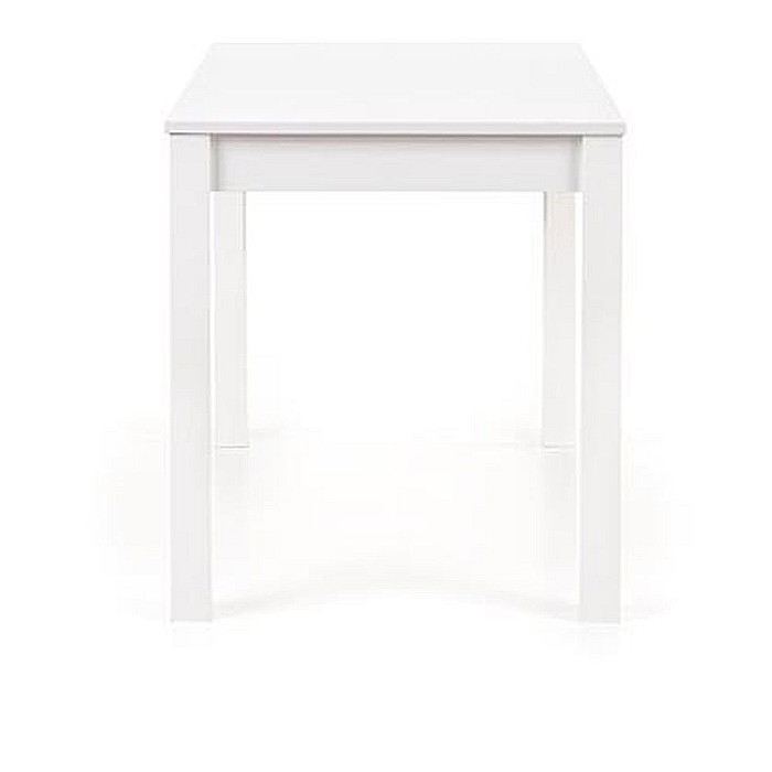 Masa bucatarie si living HM Ksawery, cadru MDF, blat PAL, 4 persoane, 120x76 cm, alba [6]