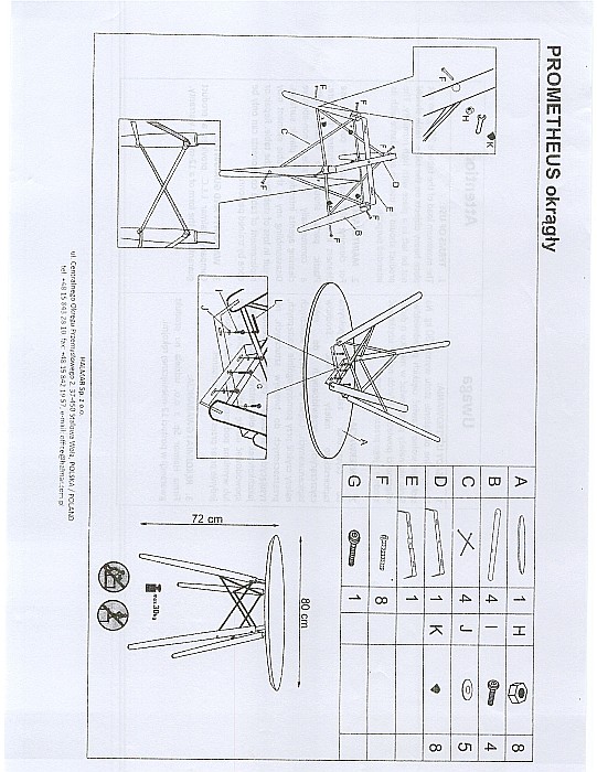 Masa bucatarie si living HM Prometheus, blat MDF lacuit, rotunda, picioare lemn, 80x75 cm, alb [3]