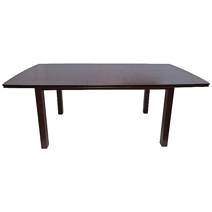 Masa extensibila living, DM2 Bent, lemn masiv, blat MDF Furniruit, 8 persoane, 200-160x90x76 cm, nuc [3]