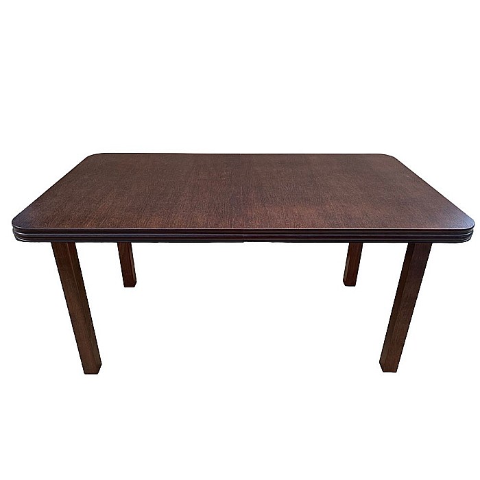 Masa extensibila living DM5 Varus, blat Pal, picioare lemn masiv, 6 persoane, 200-160x90x76 cm, nuc [3]