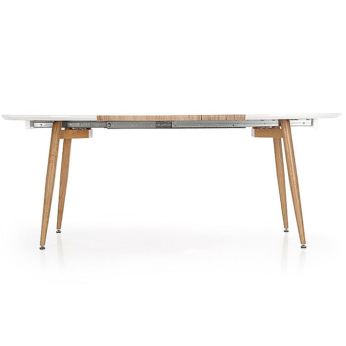 Masa extensibila living HM Caliber, blat MDF, structura metalica, 160-200x90x76 cm, Stejar San Remo [8]