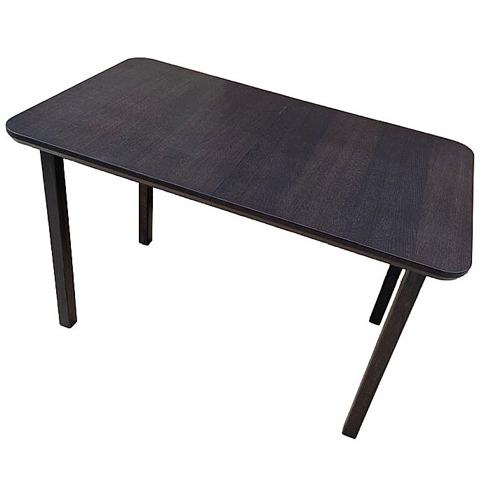 Masa extensibila living si bucatarie, DM4 Maxima, blat MDF Furniruit, lemn masiv, colturi rotunjite, 6 persoane, 120-150x70x76 cm, wenge [5]