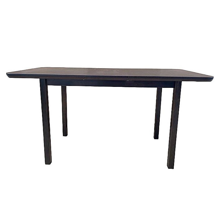 Masa extensibila living si bucatarie, DM4 Maxima, blat MDF Furniruit, lemn masiv, colturi rotunjite, 6 persoane, 120-150x70x76 cm, wenge [3]