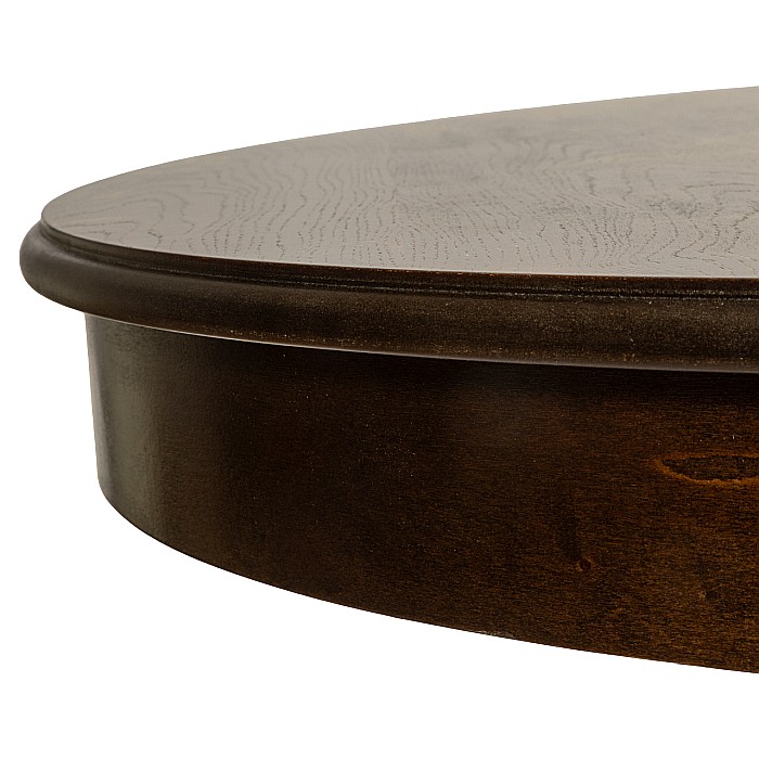 Masa living extensibila Euro 2, lemn masiv, blat MDF furniruit, 12 persoane, 155/192.5/230x97x76 cm, wenge [10]