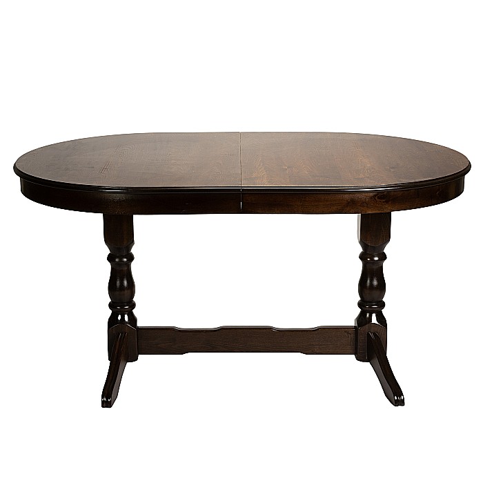 Masa living extensibila Euro 2, lemn masiv, blat MDF furniruit, 12 persoane, 155/192.5/230x97x76 cm, wenge [1]