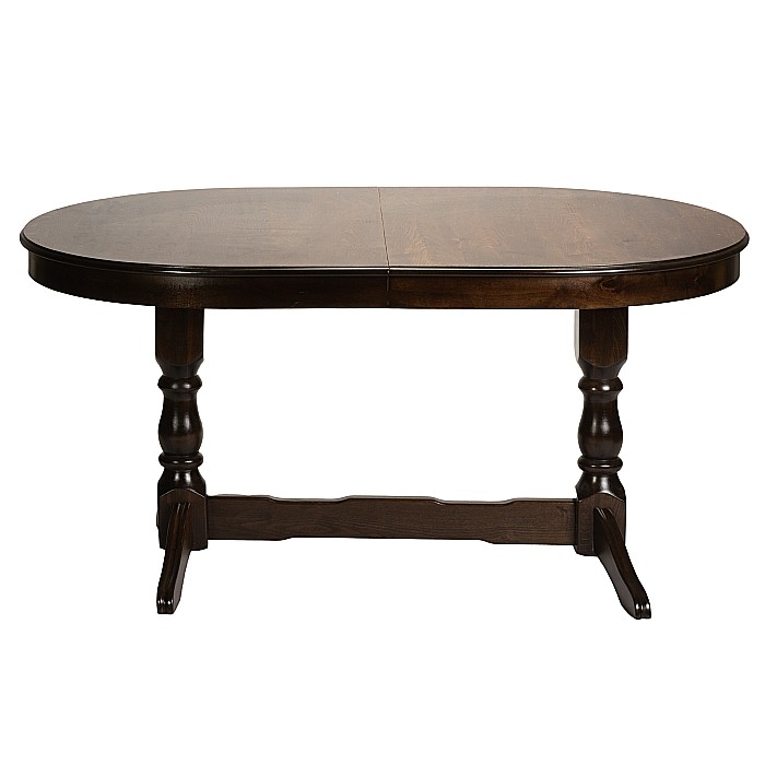 Masa living extensibila Euro 2, lemn masiv, blat MDF furniruit, 12 persoane, 155/192.5/230x97x76 cm, wenge [3]