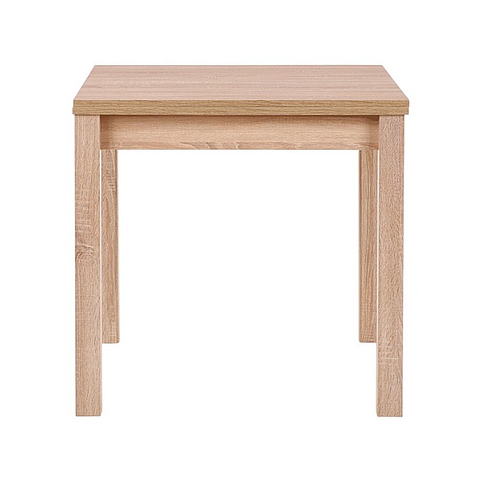 Masa living extensibila HM Gracjan, PAL Laminat, cant ABS, 80-160x80x76 cm, 6 persoane, stejar sonoma [6]