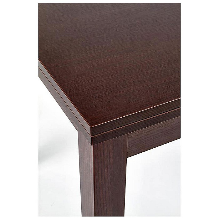 Masa living extensibila HM Gracjan, PAL Laminat, cant ABS, 80-160x80x76 cm, 6 persoane, nuc [2]