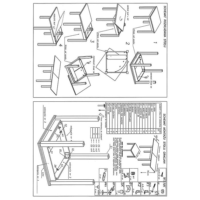 Masa living extensibila HM Gracjan, PAL Laminat, cant ABS, 80-160x80x76 cm, 6 persoane, nuc [7]